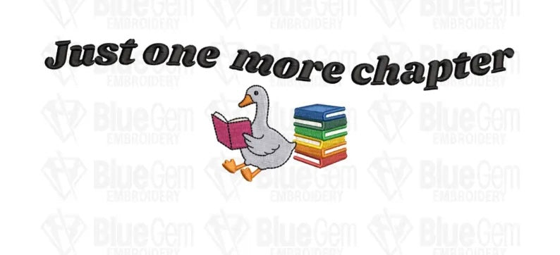 Emb - just one more chapter goose