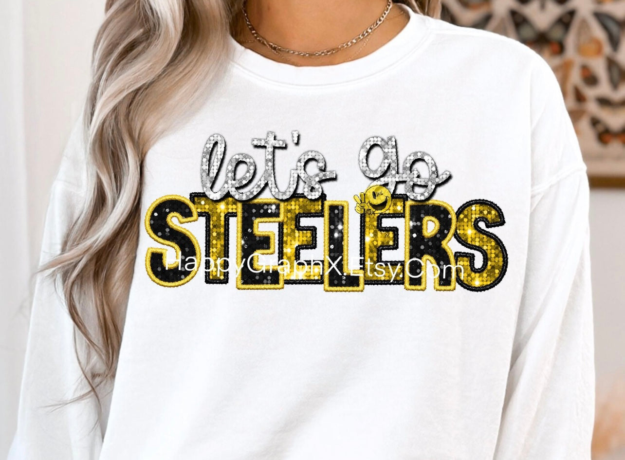 Sub - glitter let’s go Steelers