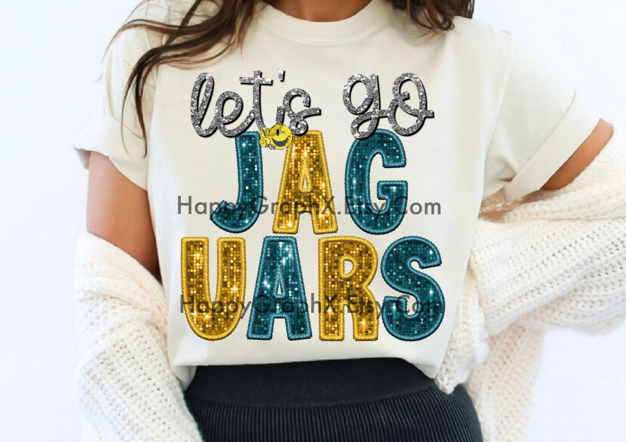 Sub - glitter let’s go jaguars