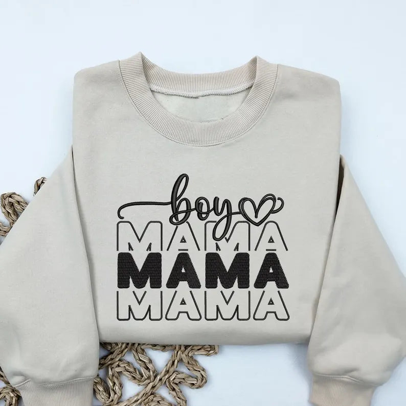 Emb - boy stacked mama