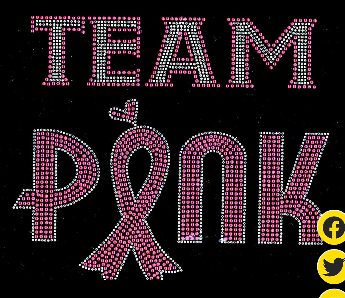 Rhinestone team pink
