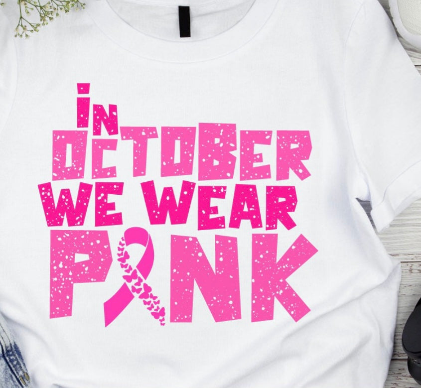 Sub - in October we wear pink