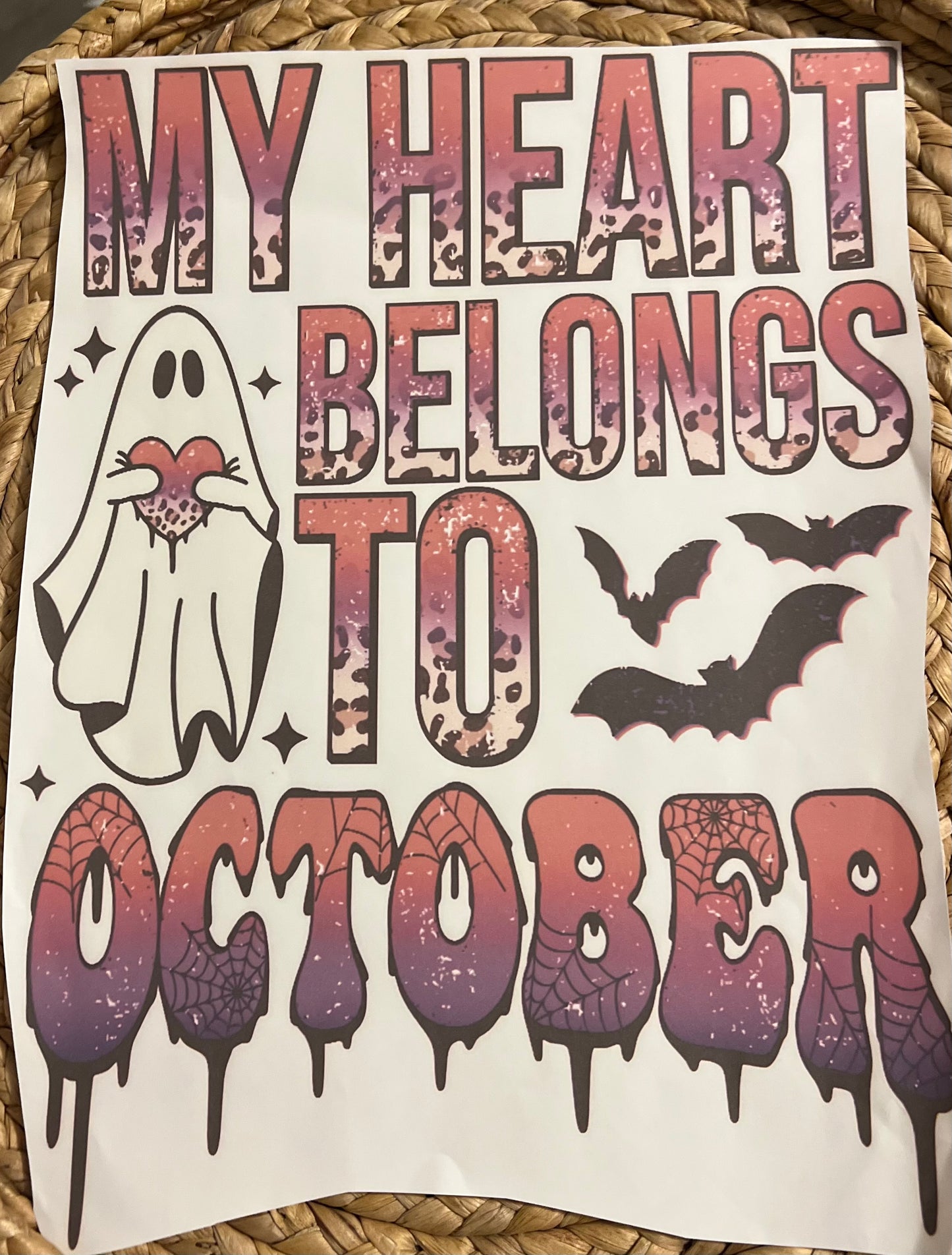 Adult my heart belongs to October