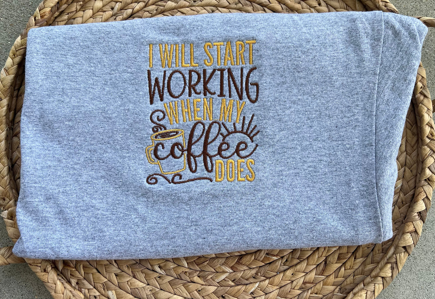 Emb - I’ll work when coffee does