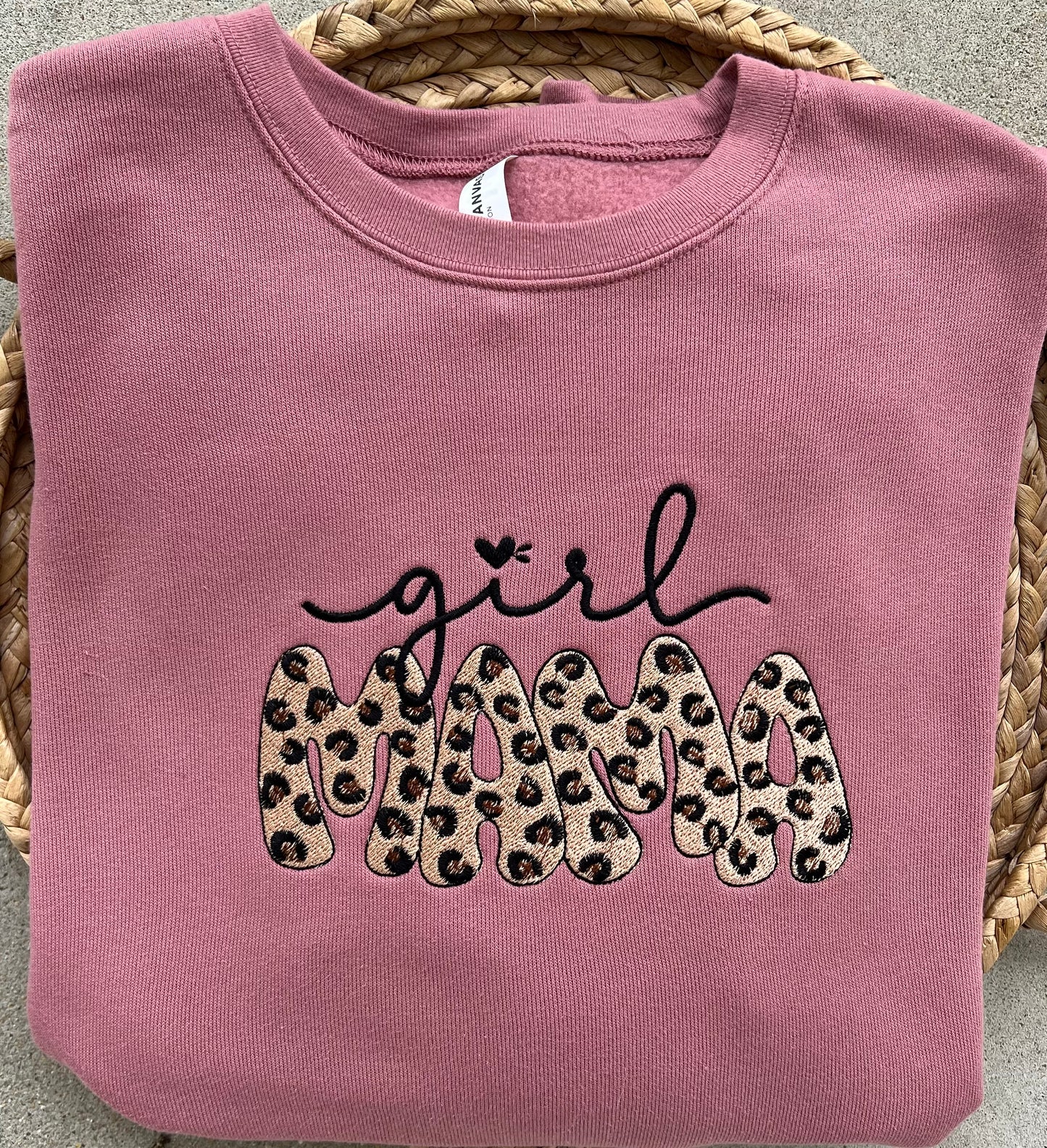 Emb - leopard girl mama