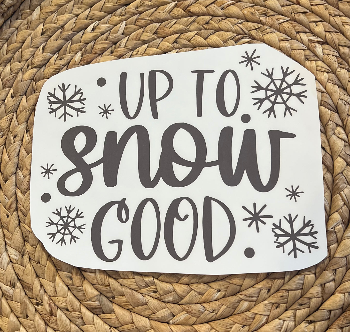 Toddler up to snow good