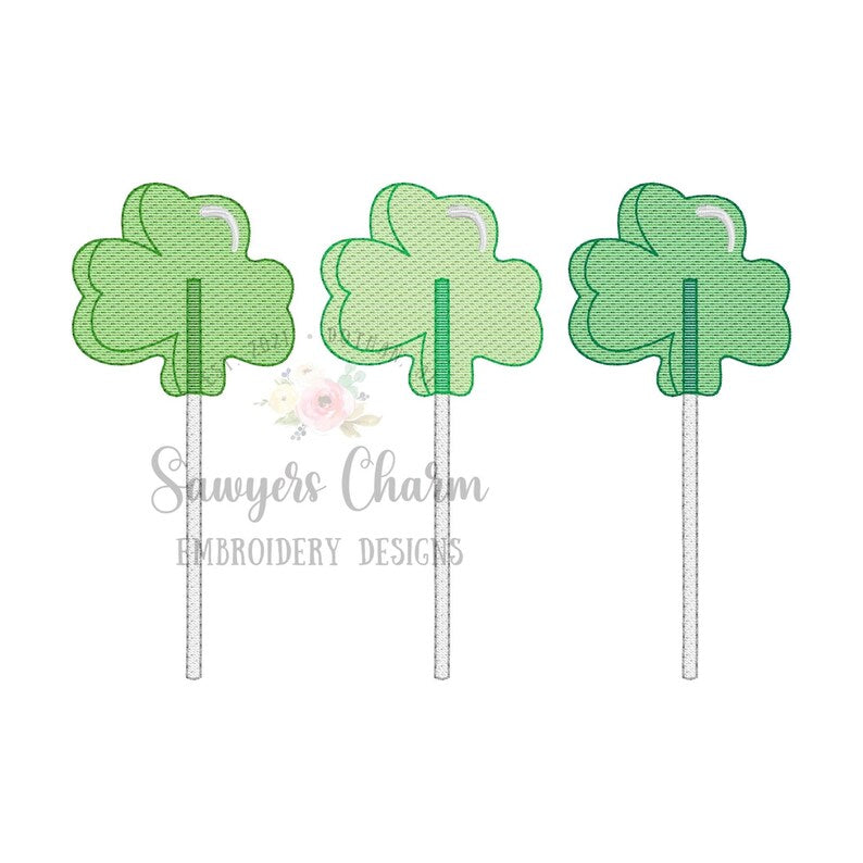 Emb - shamrock suckers