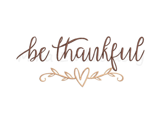 Emb - be thankful
