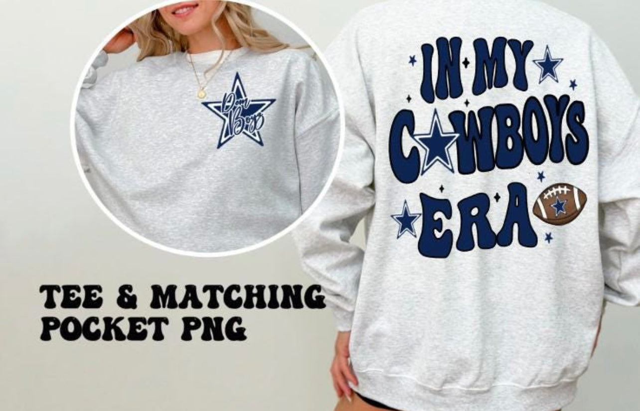 Sub - in my cowboys era front & back