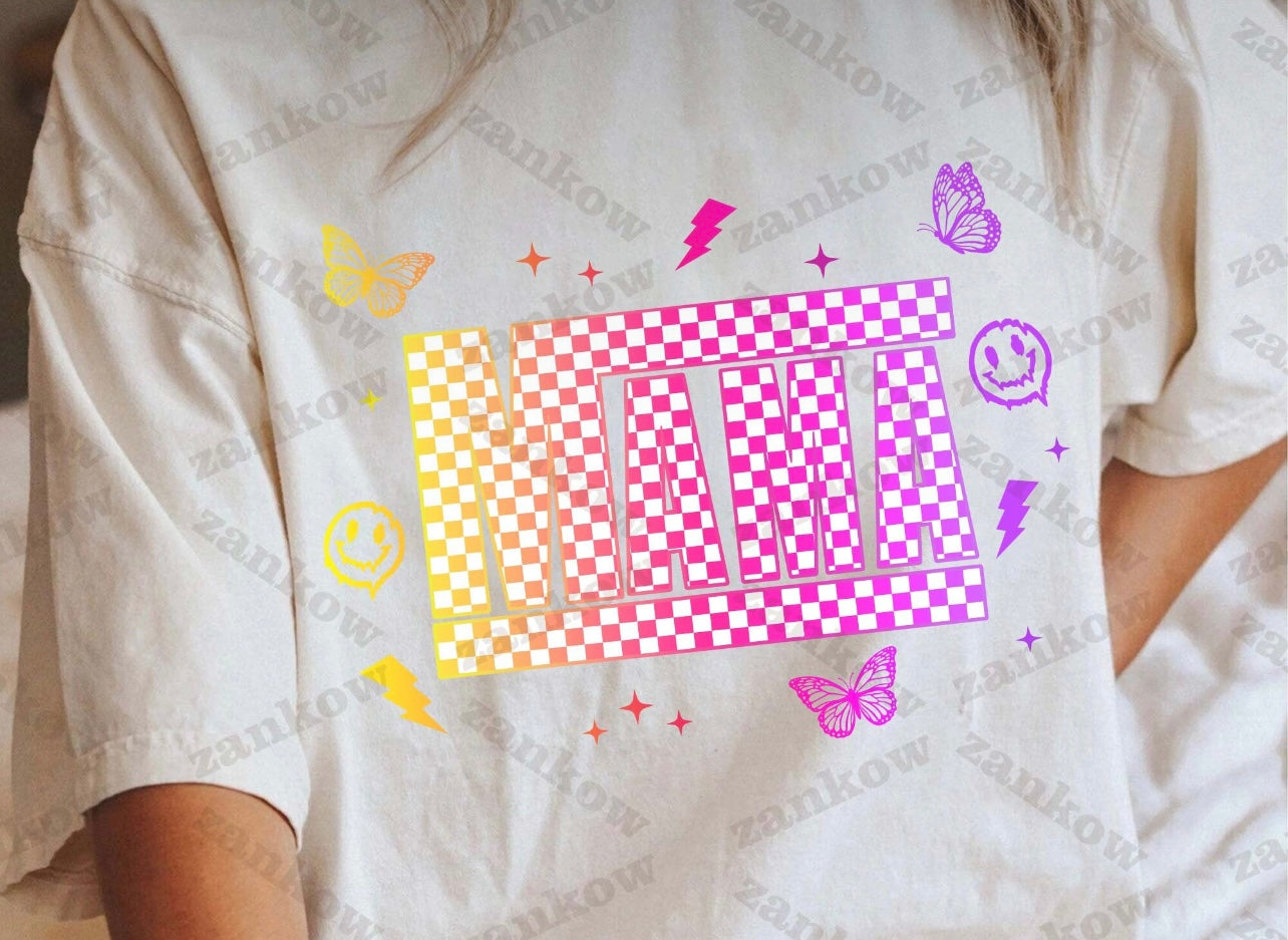 Sub - neon checkered mama