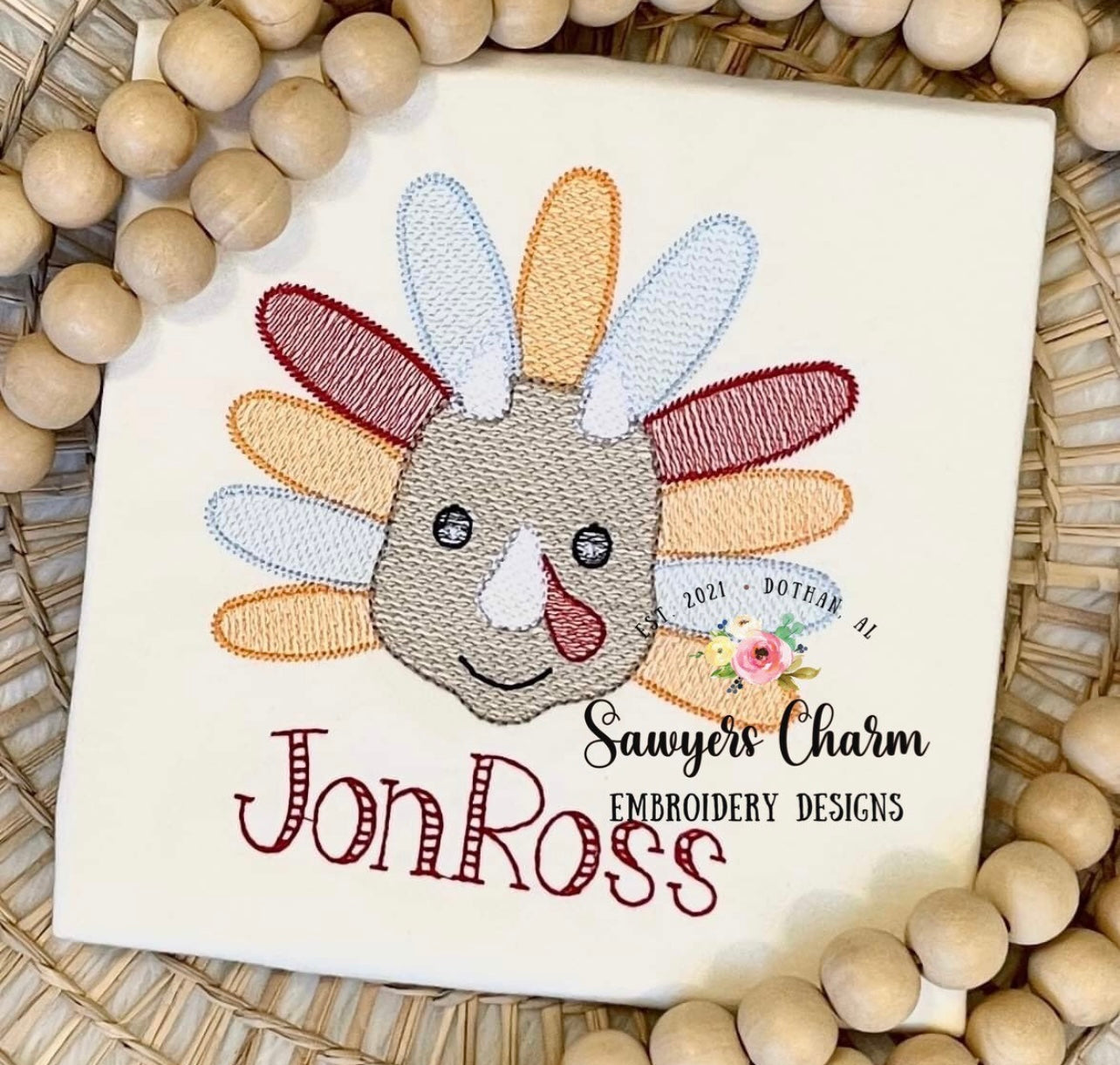 Emb - dinosaur turkey