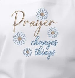 Emb -floral prayer changes things