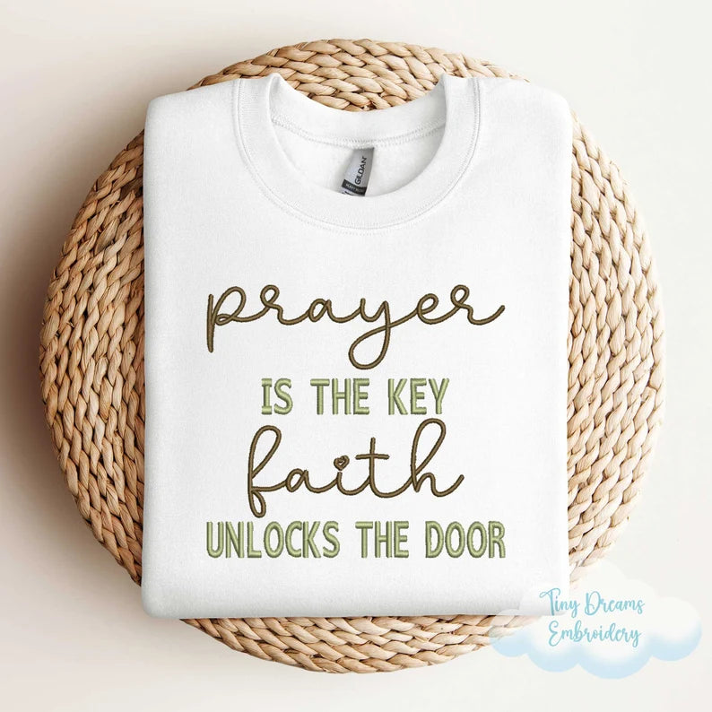 Emb - prayer is the key faith unlocks the door