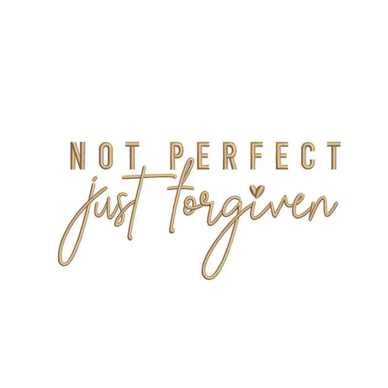 Emb - not perfect just forgiven