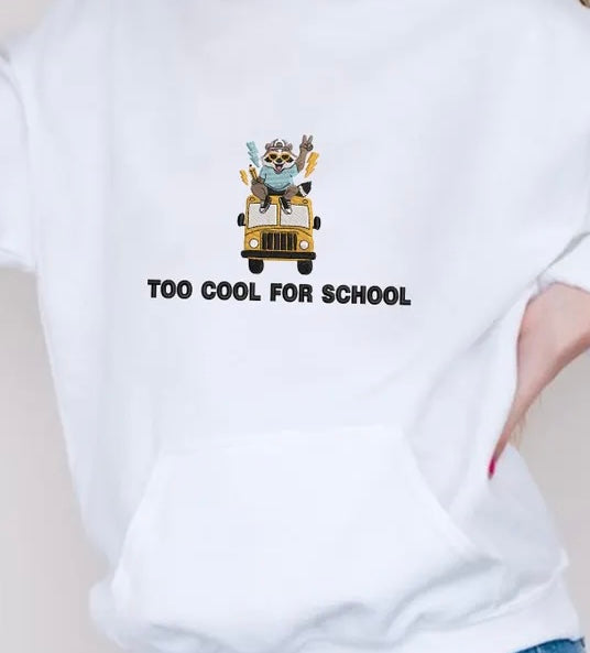 Emb - raccoon too cool for school