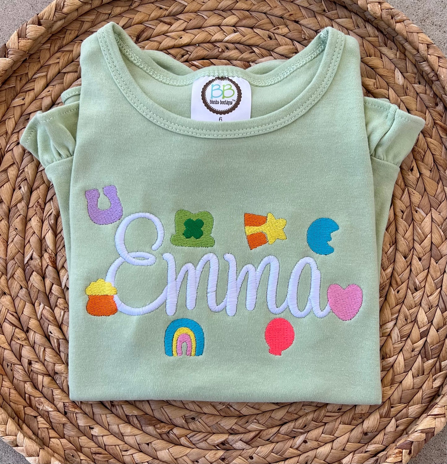 Emb - lucky charm name