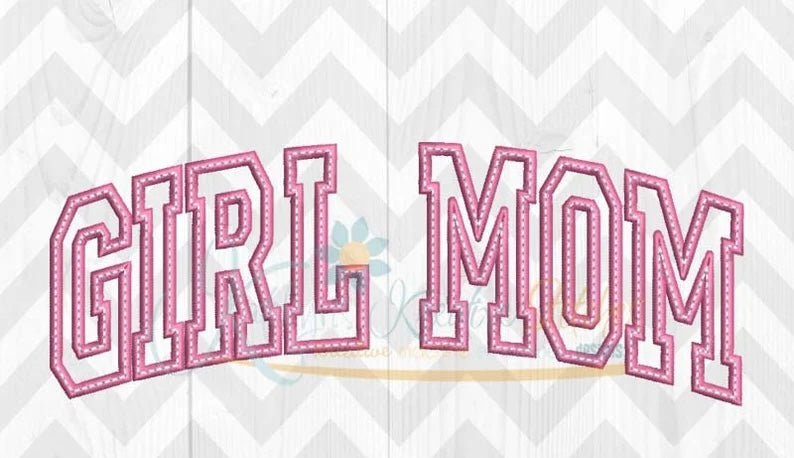 Arched girl mom