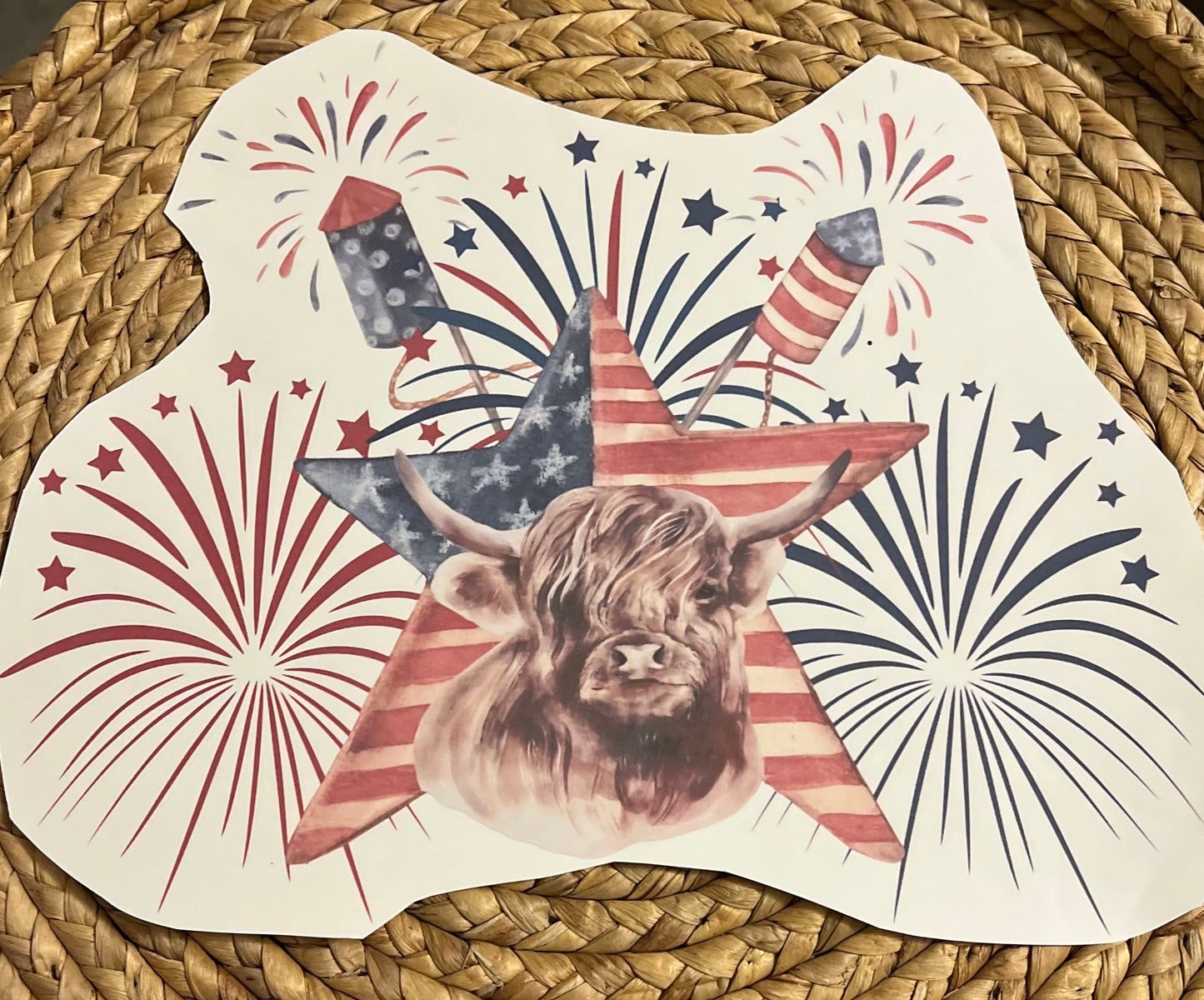 Adult cow fireworks