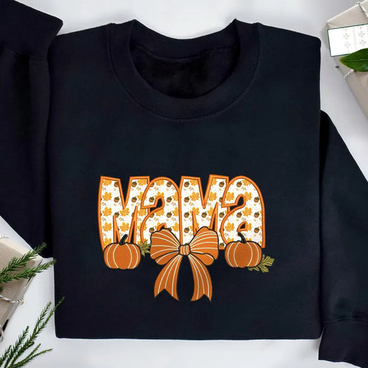 Emb - fall mama (different fabric than shown)