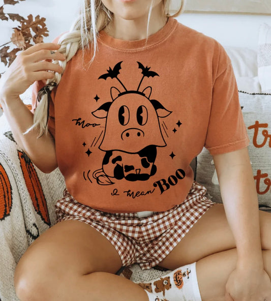 Moo I mean boo cow ghost