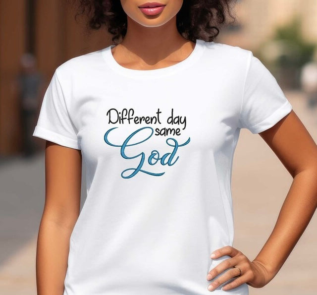 Emb - different day same God