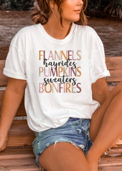 Emb - flannels hayrides pumpkins, etc