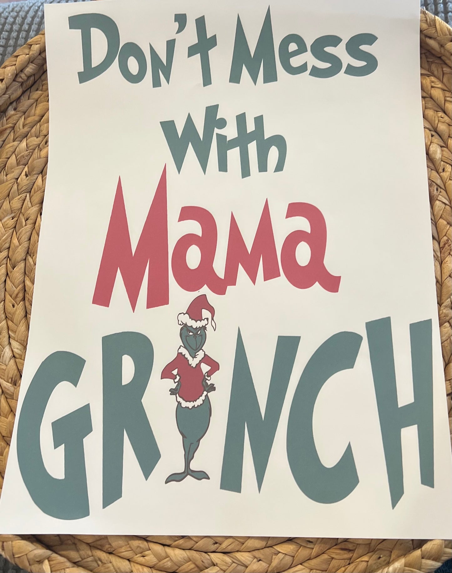Adult don’t mess with mama gr!nch