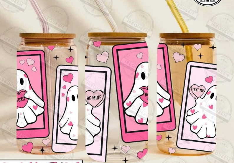 Frosted glass can ghost love