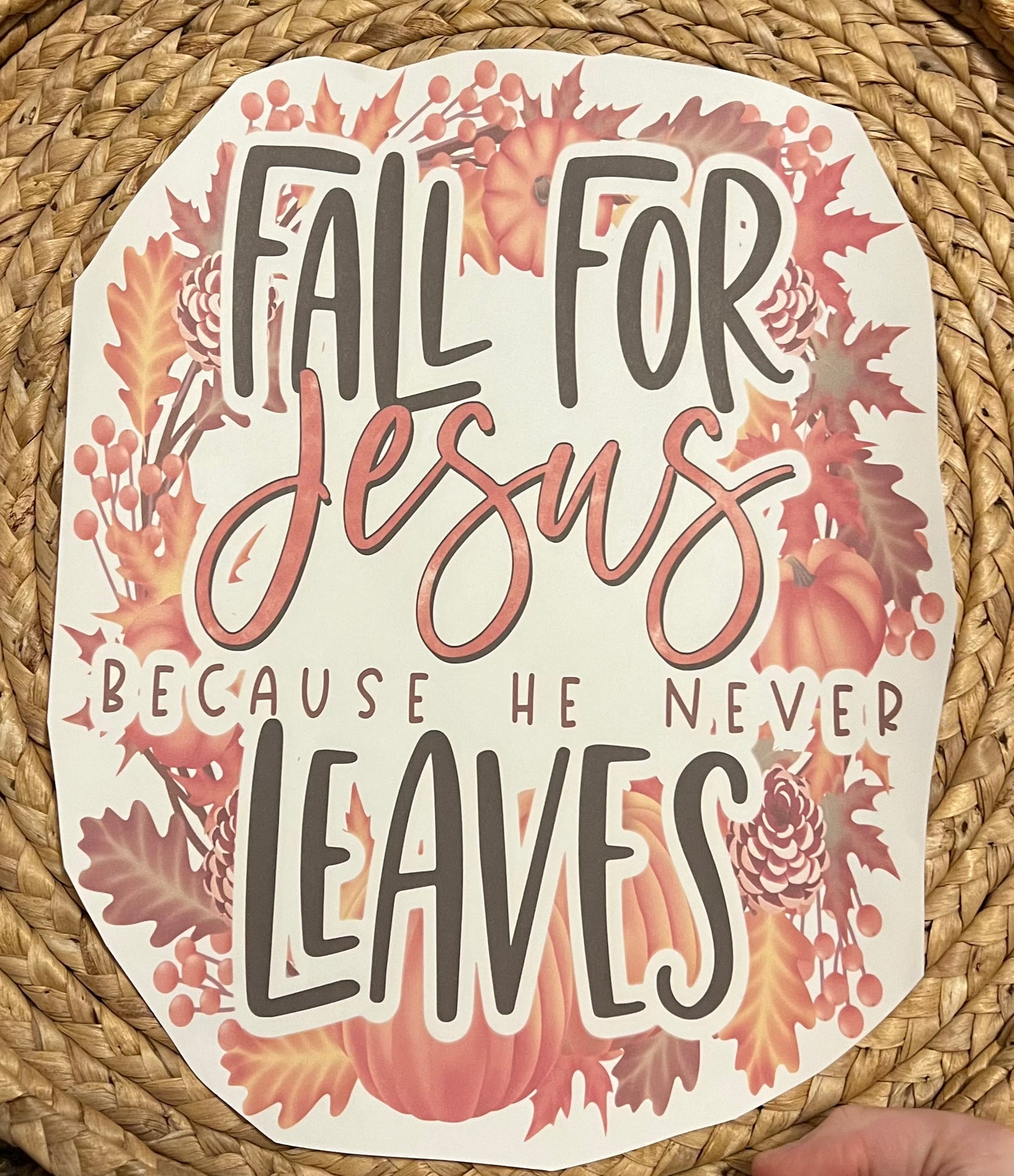 Adult fall for Jesus