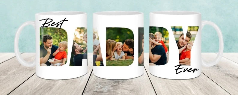 15 oz best daddy ever photo mug