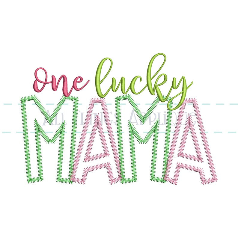 Emb - one lucky mama