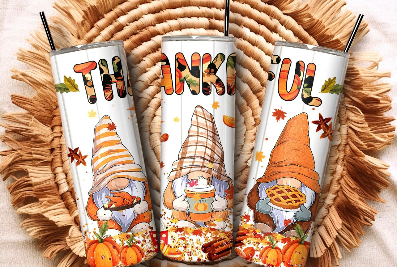 Gnome thankful tumbler