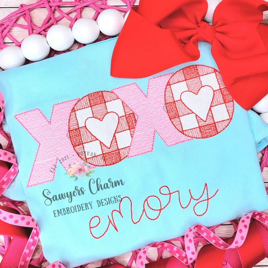 Emb -  xoxo plaid