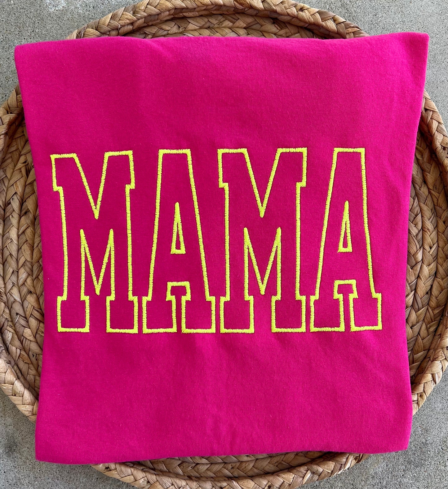 Emb - neon mama outline