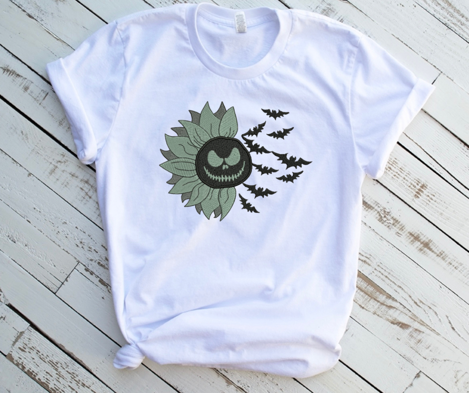 Emb - sunflower Halloween