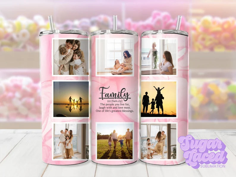 Pink family tumbler