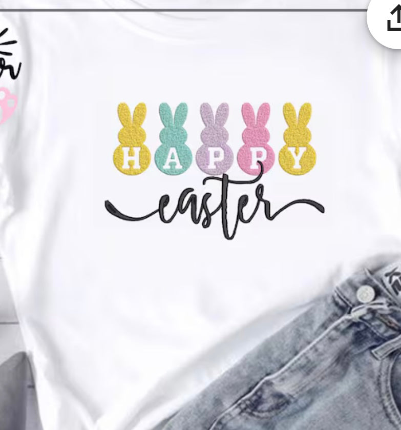 Emb - peeps happy Easter