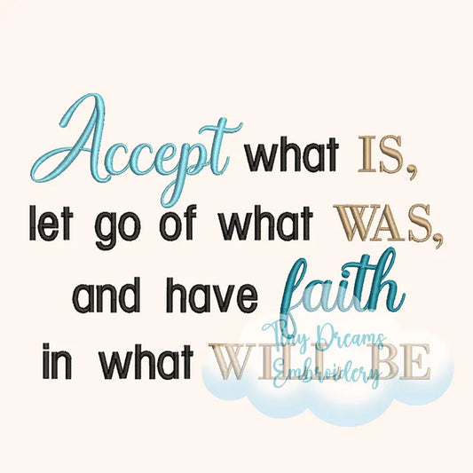 Emb - accept what is