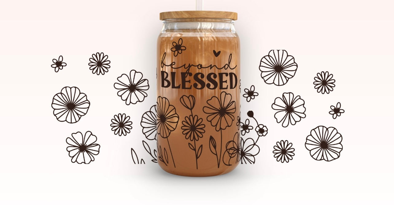 Frosted glass can beyond blessed