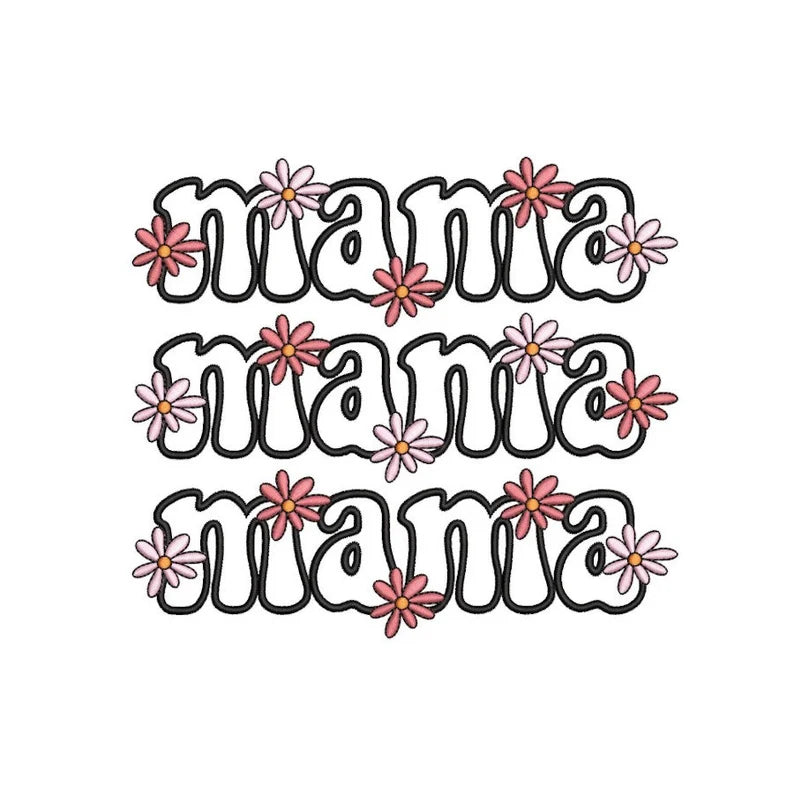 Emb - flower mama