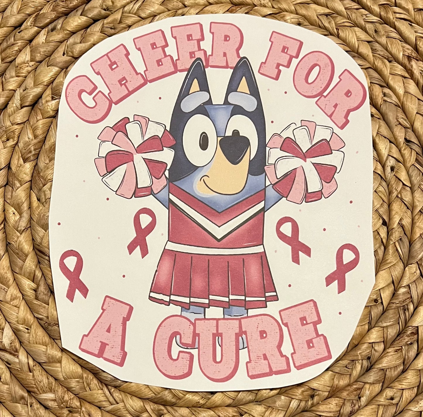 Toddler cheer for a cure
