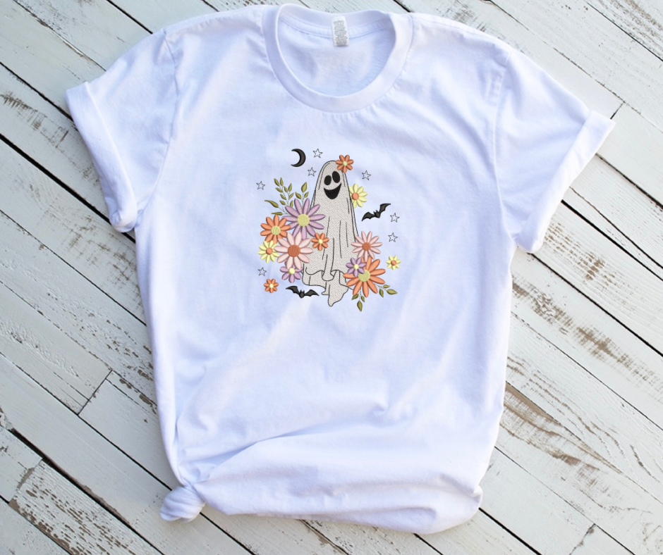 Emb - floral ghost