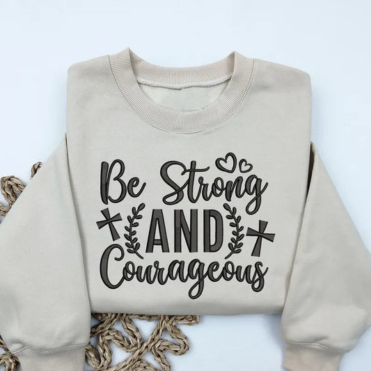 Emb - be strong and courageous