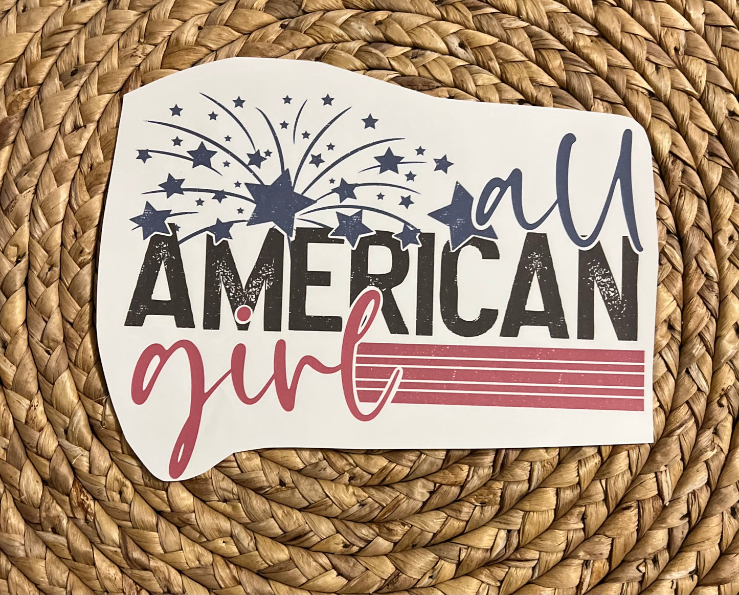 Toddler all American girl