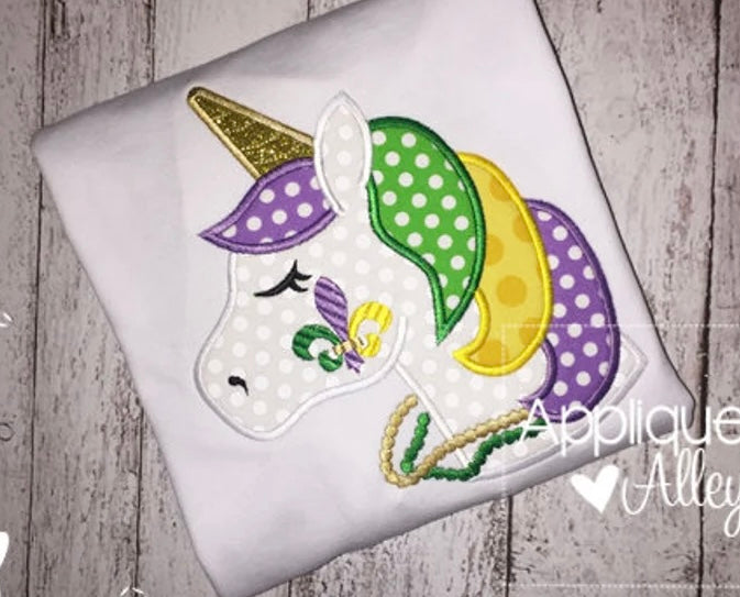 Emb - Mardi Gras unicorn