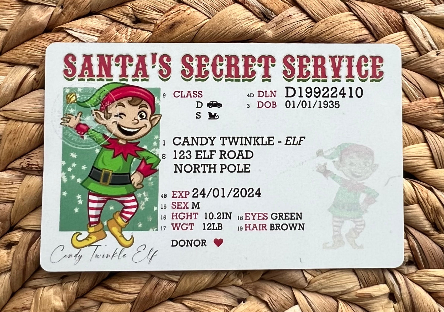 Elf drivers license