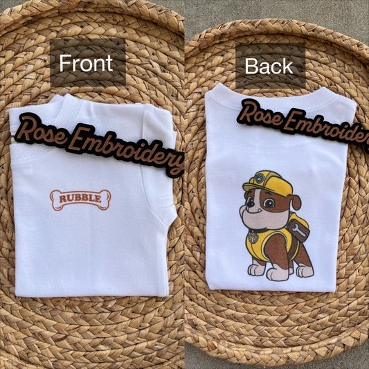 Sub - front and back character