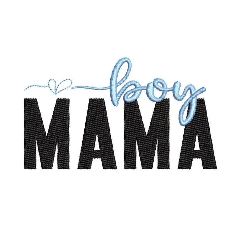 Emb - heart boy mama