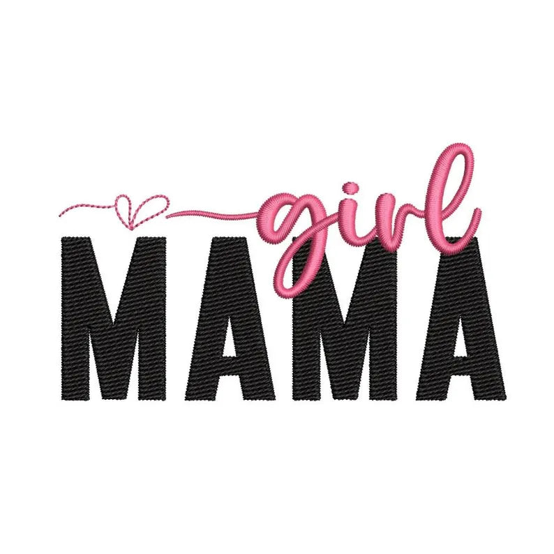 Emb - heart girl mama