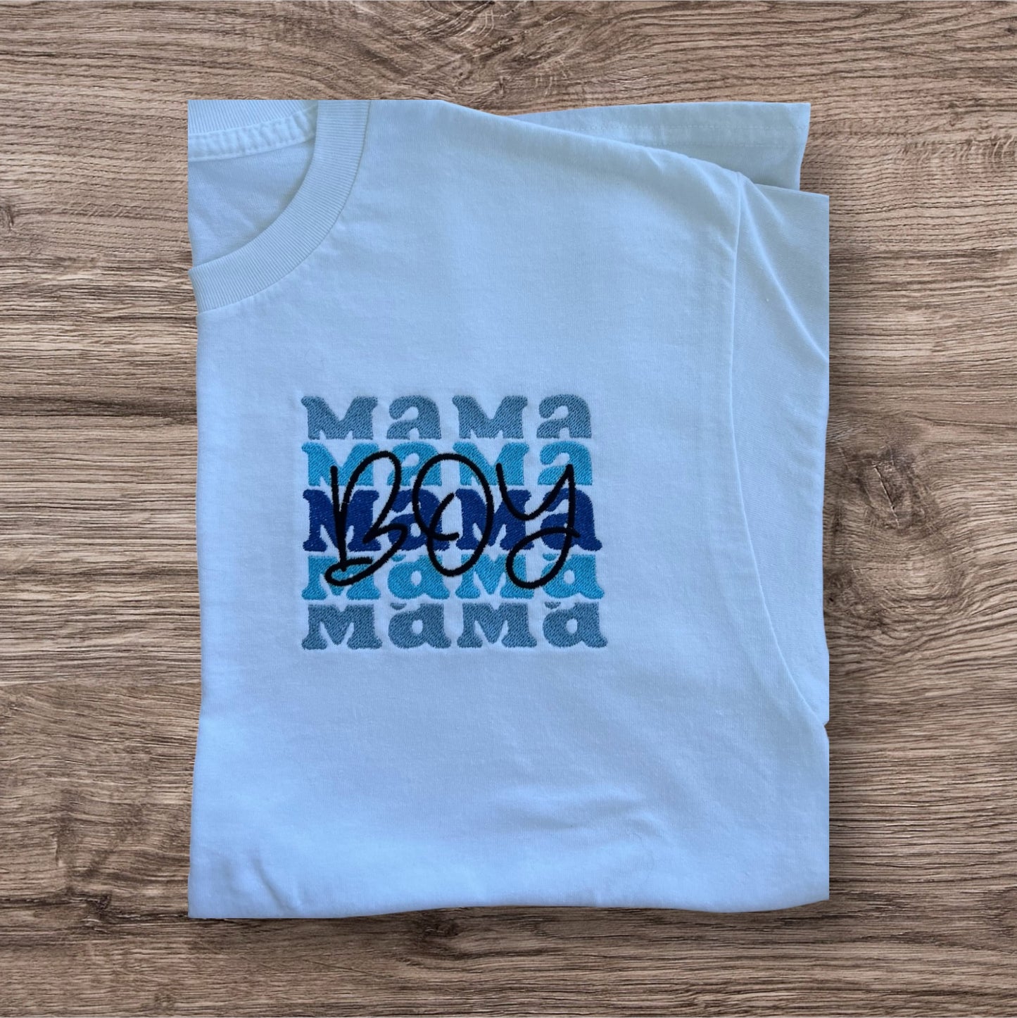 Emb - stacked boy mama